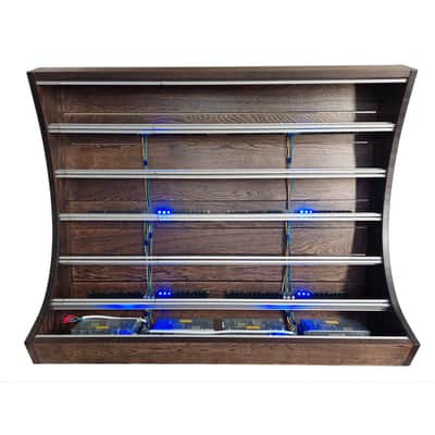 18U / 196hp Eurorack case MARIZILLA • Dark oak • Rails + M3 nuts • Powered image 3