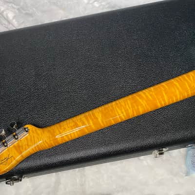NEW! Fender Custom Shop Flamethrower Telecaster Custom - NOS - Modern Specs - Texas Special Pick-Ups - AAAA Flamed Neck - Seafoam Green Sparkle - Authorized Dealer - 7.6lbs - G07120 image 13