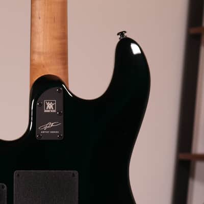 MusicMan Cutlass HT Jason Richardson - Ebony Fingerboard, Buckeye Burl Top Kokiri Forest image 12