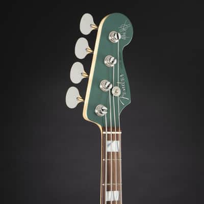 Fender AS Adam Clayton J-Bass RW SGM Sherwood Green Metallic MH - 4-String Electric Bass image 4