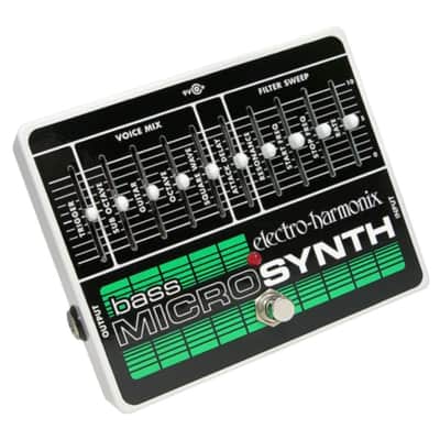 Electro-Harmonix Bass Micro Synth 55mA Analog Pedal with Adjustable Synth and 4 Voice Mixer image 2
