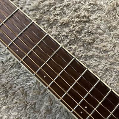 Black Washburn Warrior 34 Inch Travel Acoustic Guitar with Bag image 16