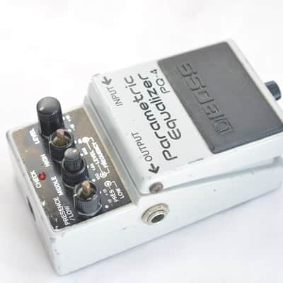 BOSS PQ-4 Parametric Equalizer Silver Label Made in Taiwan 1993 Vintage Guitar Effect Pedal image 3