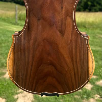 Black Walnut! Brad ROBINSON 5-String Violin 4/4 Bluegrass Dream Fiddle *PowerHouse Monster! image 2