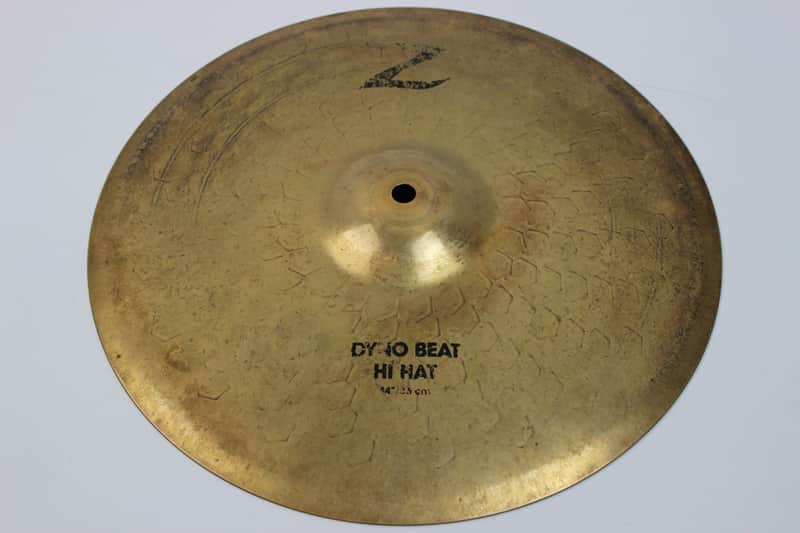 Zildjian 14" Z Custom Dyno Beat Hi-Hat Cymbal (Top) 1993 - 2001 image 1