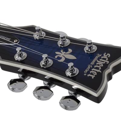 Schecter Solo-II Supreme See-Thru Blue Burst image 12