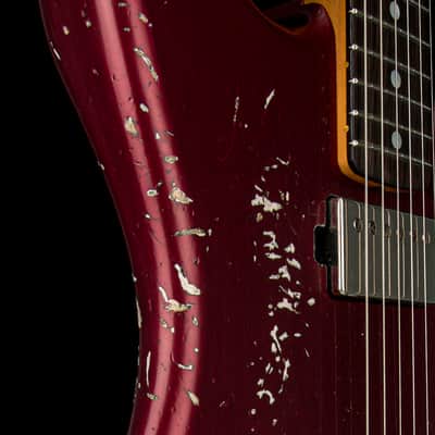 Fender Custom Shop 1966 Stratocaster SH Heavy Relic - Aged Midnight Wine #88062 image 10