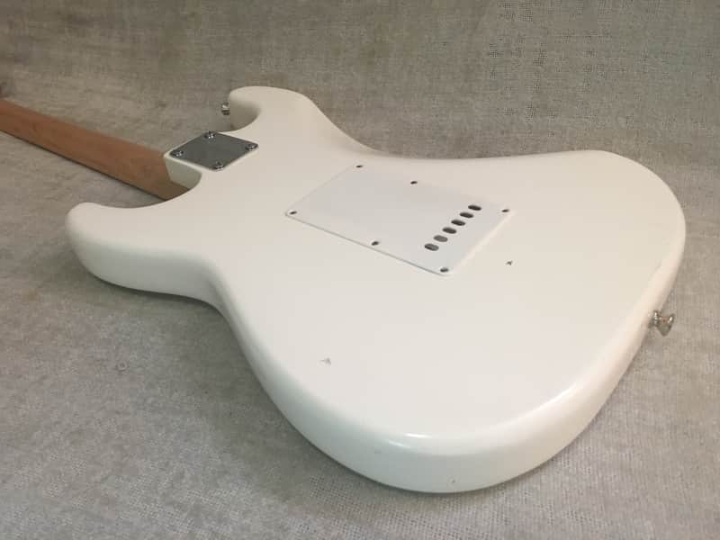 Vintage 1970's Bradley Strat / Stratocaster White Finish Possiblt