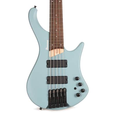 Ibanez EHB605PRM EHB Ergonomic Headless Bass 5-String Purist Blue Matte image 2