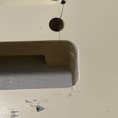 1980's Matsumoku Era Made in Japan Kramer Focus 2000 Aged White Guitar Body Floyd Ready image 7