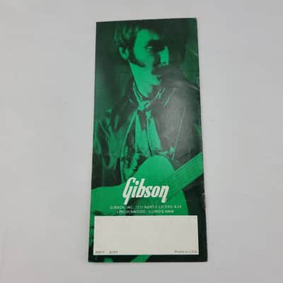 1970 Gibson Classic Models Classical Guitar Catalog Brochure - Case Candy image 5