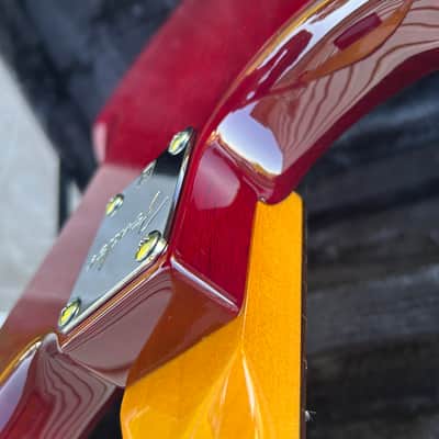 Fender Modern Player Jazzmaster HH 2014 - Crimson Red Transparent image 14