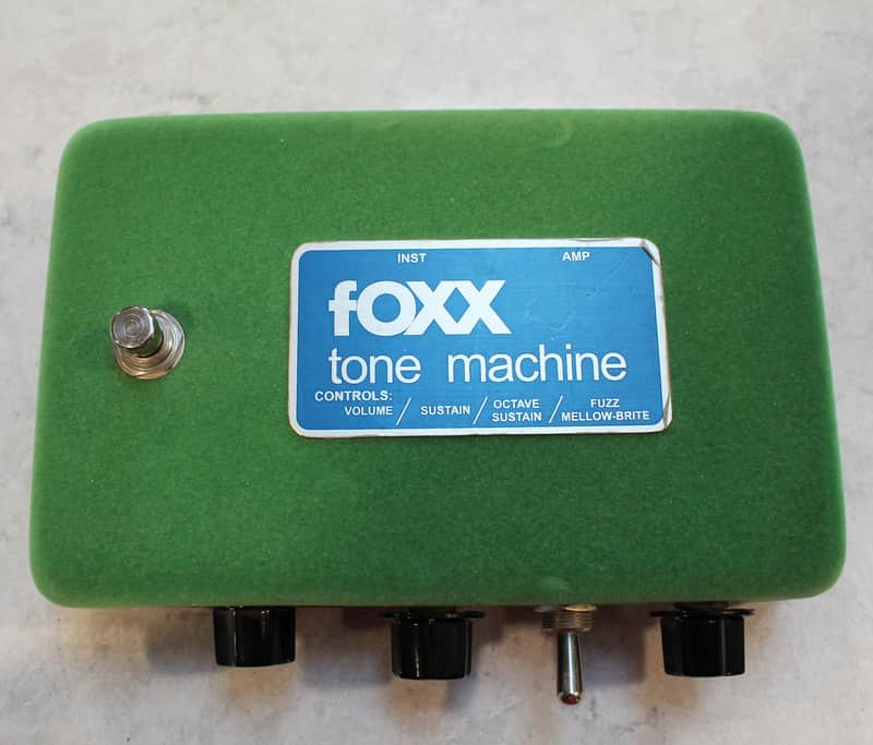 Foxx Tone Machine Reissue Octave Fuzz 1990s - Green Velvet image 1