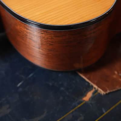 *New 2026 Model* Boucher BG-41T-G Torrefied Adirondack/Torrefied Mahogany Bluegrass Goose Gold Pack OM Hybrid Acoustic Guitar #1022 image 13