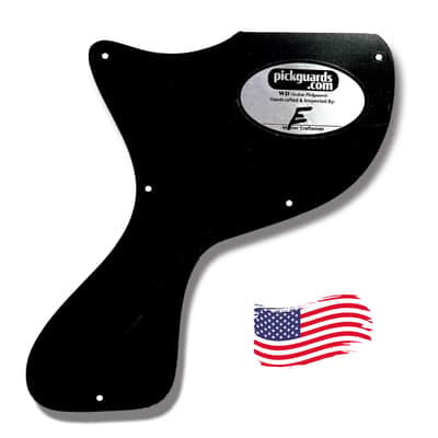5 ply Black/White WIDE BEVEL Pickguard for Epiphone Les Paul Junior Special Humbucker image 3