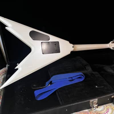Dean Dimebag Razorback V Electric Guitar Bevel White Pearl w Case image 9