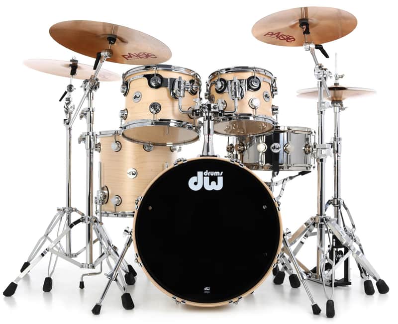 DW Collector's Series Satin Oil 4-piece Shell pack - Natural image 1