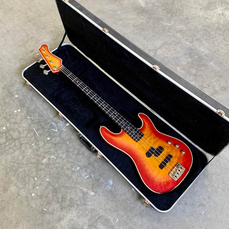 Valley Arts M Series Bass guitar c 1980's 1990 Cherry sunburst