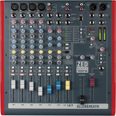 Allen & Heath ZED60-10FX Small Format Live Mixer with Stereo Interace image 4