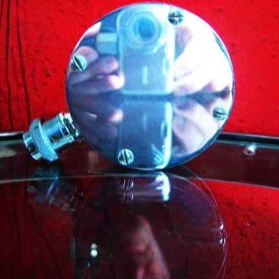 Vintage 1940's Astatic D-104 crystal "Lollipop" microphone head Hi Z harp mic HAM radio prop repair # 1 image 5
