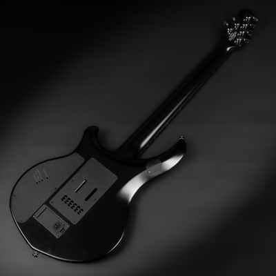 2014 Ernie Ball Music Man John Petrucci Signature Majesty 6 - Polar Noir | USA JP6 Neck Thru DiMarzio Piezo Stainless Steel Frets Matching Headstock Low Serial Number 3.16kg | OHSC image 12