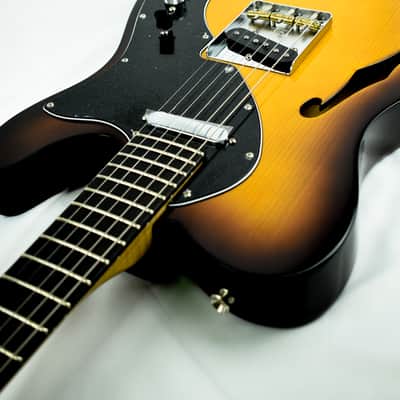 Fender Suona Telecaster Thinline Violin Burst Italian Spruce Twisted Tele Pickups with Case image 6