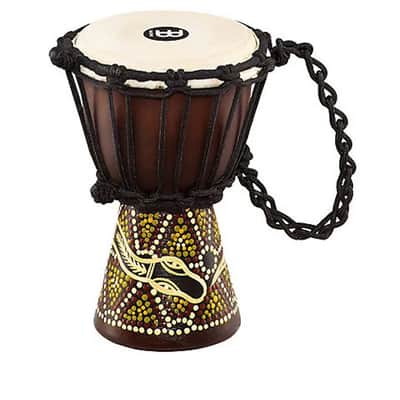 Meinl HDJ5-XXS 4.5" Dark Serpents Design African Style Mini Djembe