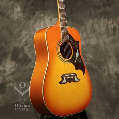 2013 Epiphone Dove Pro/Studio Dreadnought Flattop Acoustic Violin Burst image 13