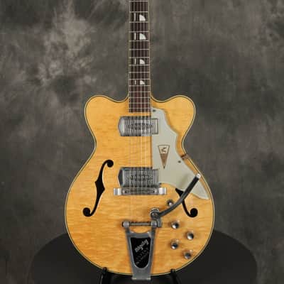 Kay Jazz II w/Barney Kessel Kleenex pickups 1960s Blonde image 2