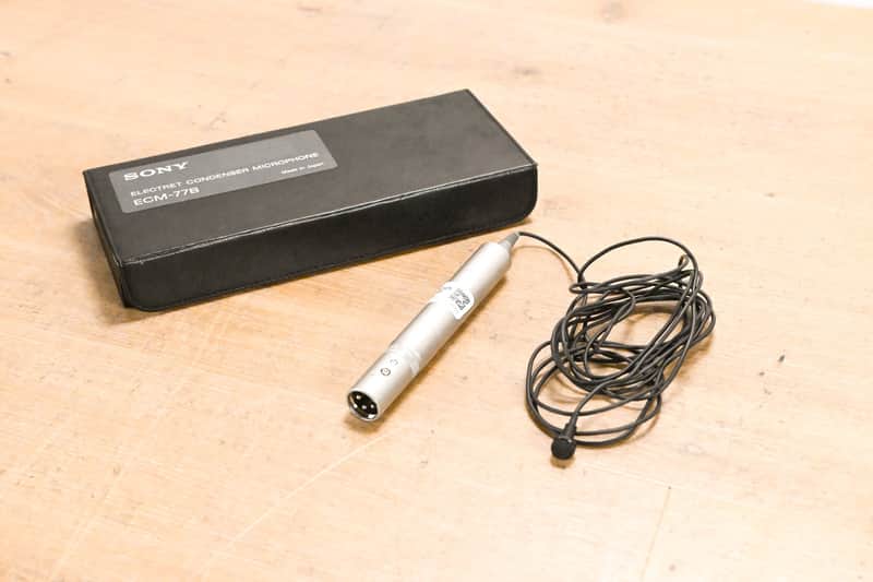 Sony ECM-77B Miniature Omnidirectional Lavalier Mic CG012V1 image 1