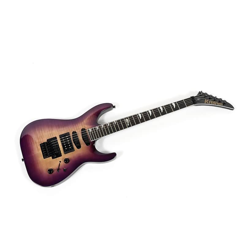 Kramer SM-1 Figured Electric Guitar Regular Royal Purple Perimeter image 1