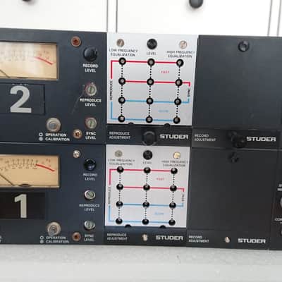 Studer A80 VU / Audio Modules Set of 2 (two): Channel 1 & Channel 2 image 6