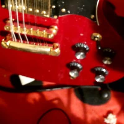 Jay Turser SG style 12 string Red image 3