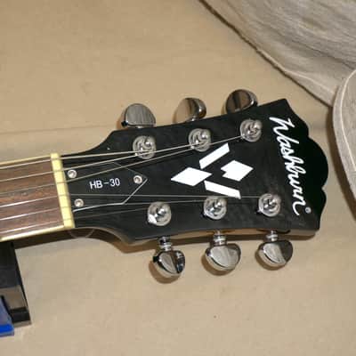 Washburn HB-30 TSK HB30TSK hb30 Semi-Hollow Body Guitar 2010 Tobacco Burst image 3