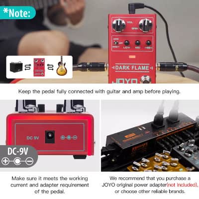 JOYO R-17 Distortion Pedal High Gain Metal Pedal Suit for Riff or Solo Play, FREE PICK + HOLDER+ FREE SHIP USA image 15