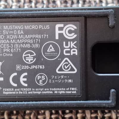 Fender Mustang Micro Plus Guitar Headphone Amp - mit Mangel image 7