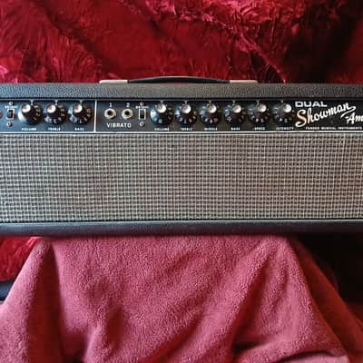 1967 Fender Dual Showman AB763 85 Watt Tube Electric Guitar Amp Head image 1