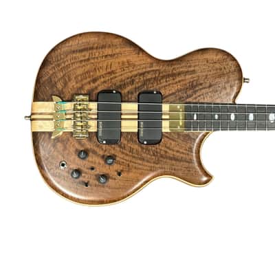 Alembic Crest 4 Medium Scale (32"), Walnut / Ebony / Side Led's *Similar On Order, ETA Oct 2026 image 3
