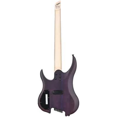 Legator G6FSS Ghost 6 Super Shred Electric Guitar, Purple Flame Maple image 6
