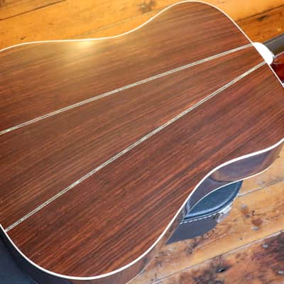 Rare Vintage Kiso Suzuki Dreadnought D55 Replica c.1972 + Pro Setup +Japan! (after the Guild style) image 14