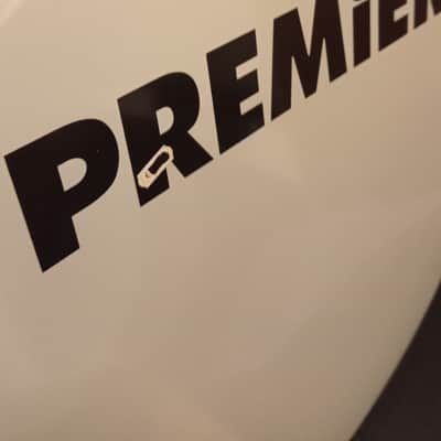 Premier Everplay 24" Bass Drum head made by "Remo" 90s-00s  - Smooth white 🤍 image 3