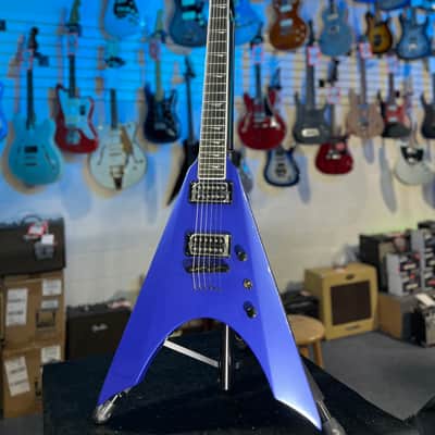 Kramer Nite-V Electric Guitar with Gigbag - Royal Blue Metallic Auth Deal Free Shipping! FREE PLEK! image 2