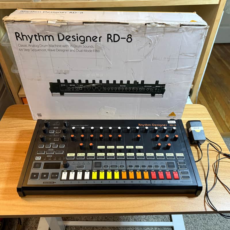 Behringer RD-8 Rhythm Designer 2019 - 2022 - Black image 1