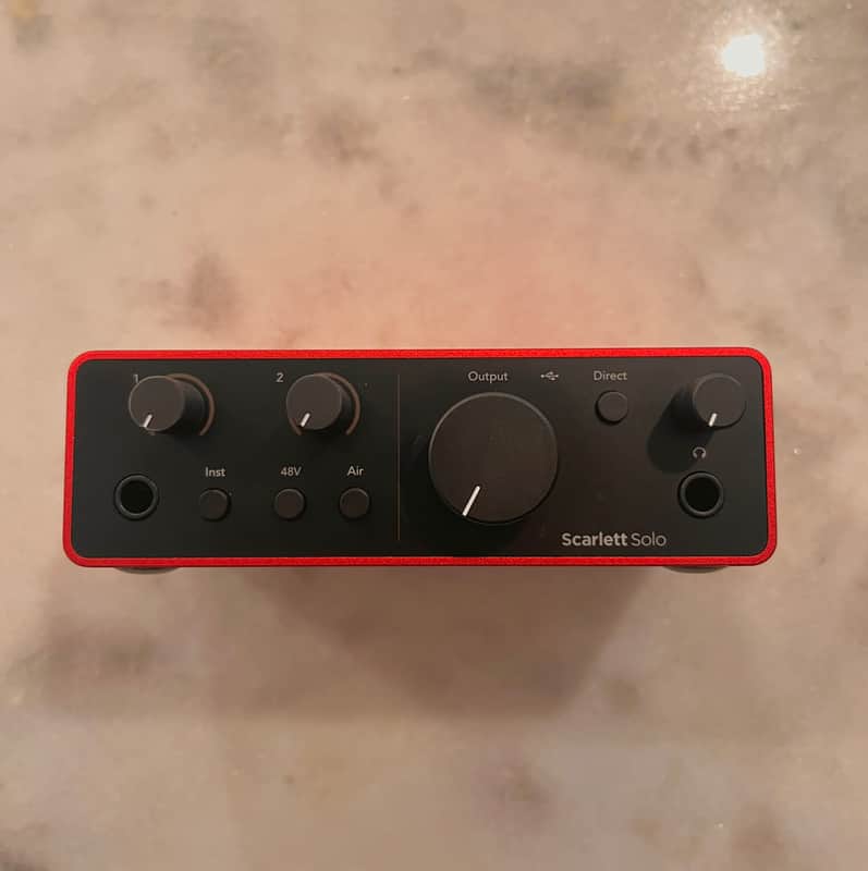 Focusrite Scarlett Solo 4th Gen image 1