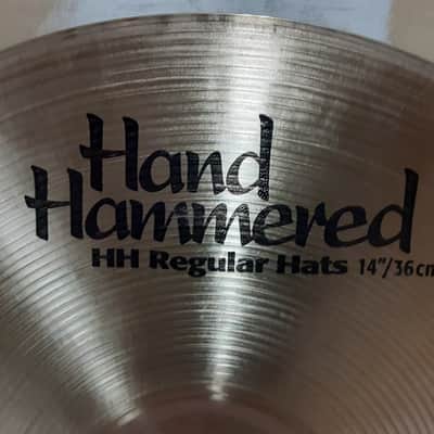 Sabian 14" HH Hand Hammered Regular Hi-Hat Cymbals (Pair) 1992 - 1998 - Natural image 17