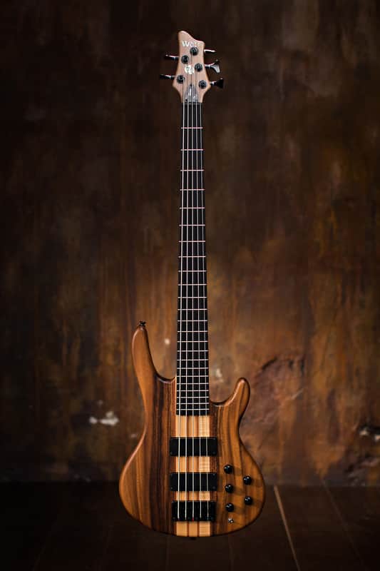 Wolf 5 String Bass Walnut image 1
