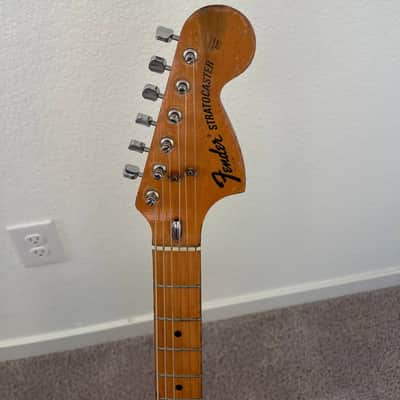 Fender Stratocaster with 3-Bolt Neck, Maple Fretboard 1971 - 1977 - Black image 4