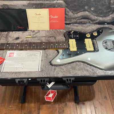 Fender American Professional II Jazzmaster Rosewood Fretboard Mercury #US22100894 8lbs, 3.6oz image 1