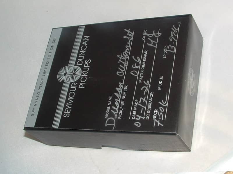 Seymour Duncan 50th Anniversary Limited Edition Duncan Custom Set (Black) Set #086 image 1