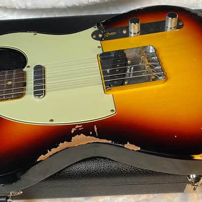 Fender '63 Relic Limited Edition Telecaster - Handwound PU's - Custom Shop - Authorized Dealer - Sunburst 7.25lbs - G05514 image 10